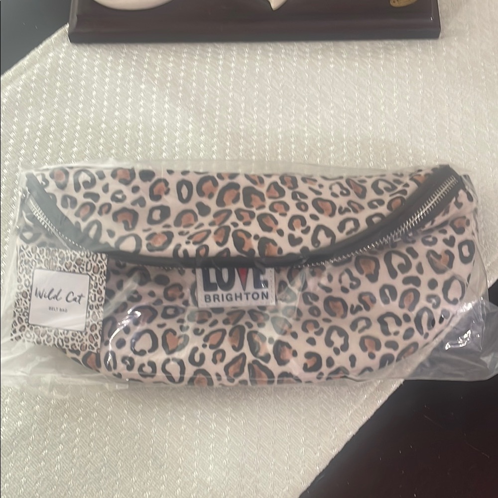 Brighton Wild Cat Print Crossbody